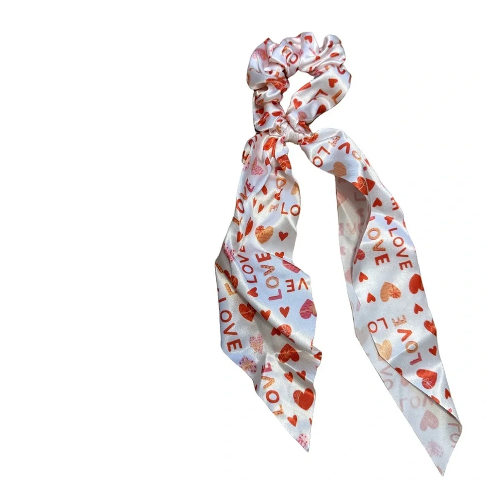 Love Print Kids and women’s Hair Scrunchie
